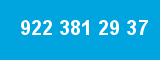 922 381 29 37